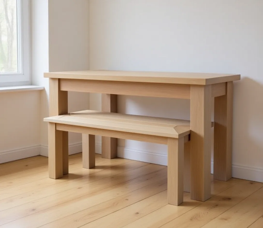Farmhouse Table and Bench