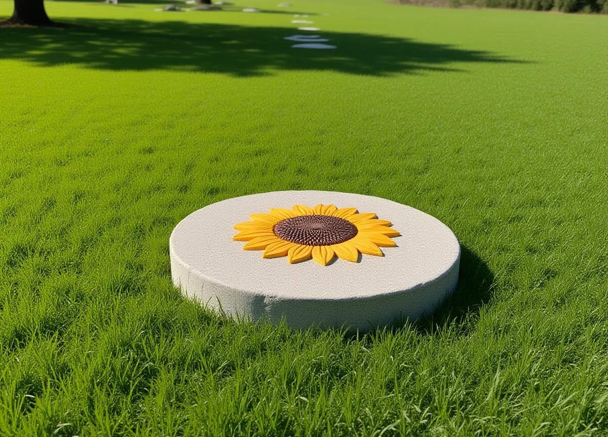 Sunflower Stepping Stone